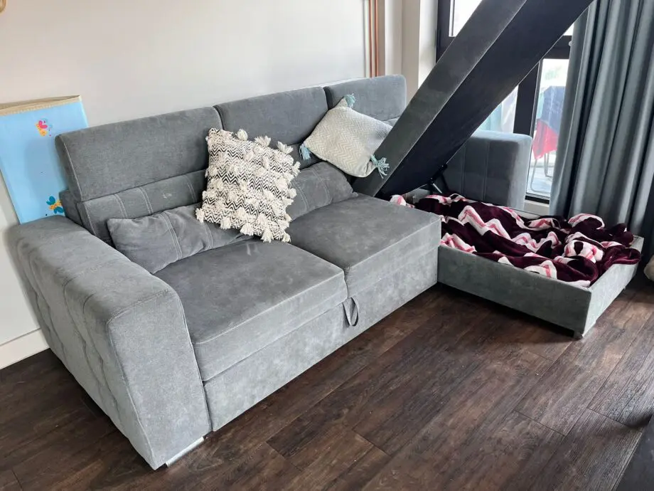 Grey Corner Sofa bed