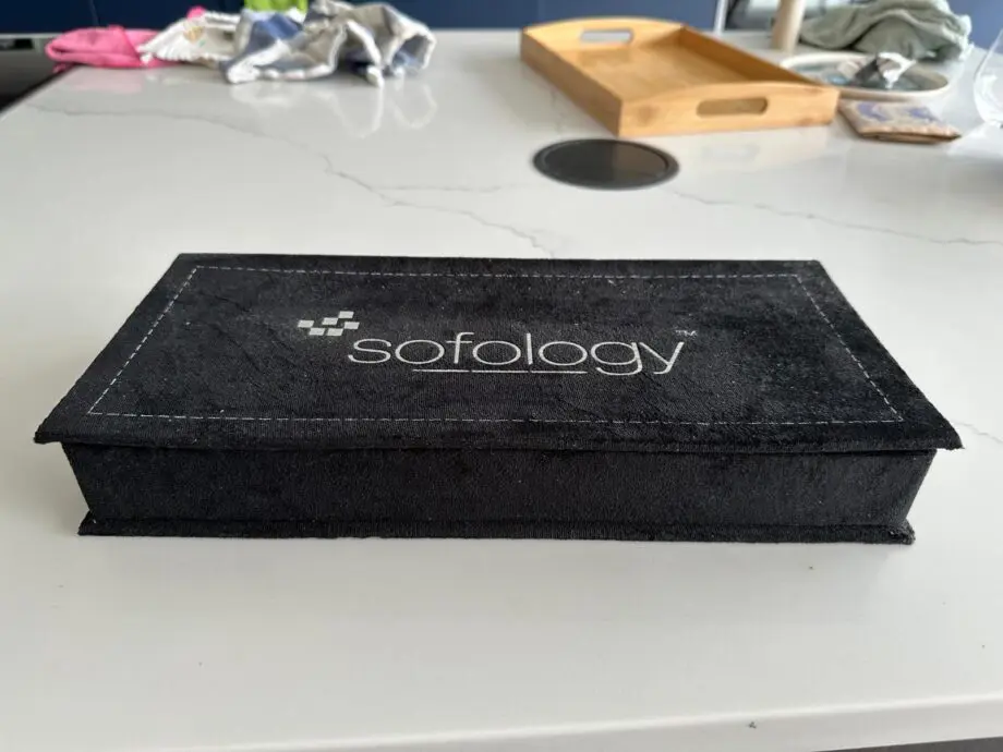Sofology grey premium leather sofa & footstool