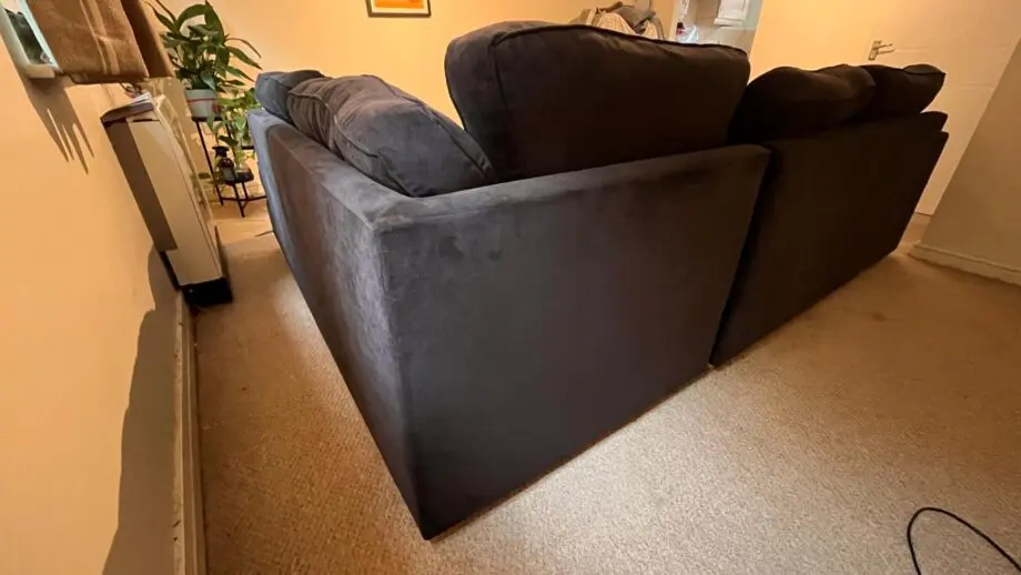 DFS Black Okra Corner Sofa
