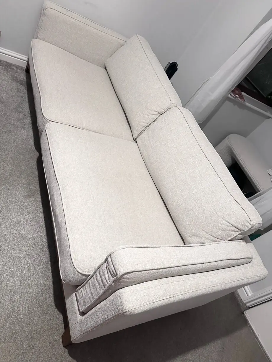 Dusk 3 seater cream sofa