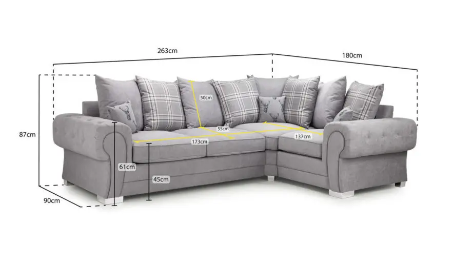 Verona L Shaped Corner Sofa For SALE 30% OFF With FHD