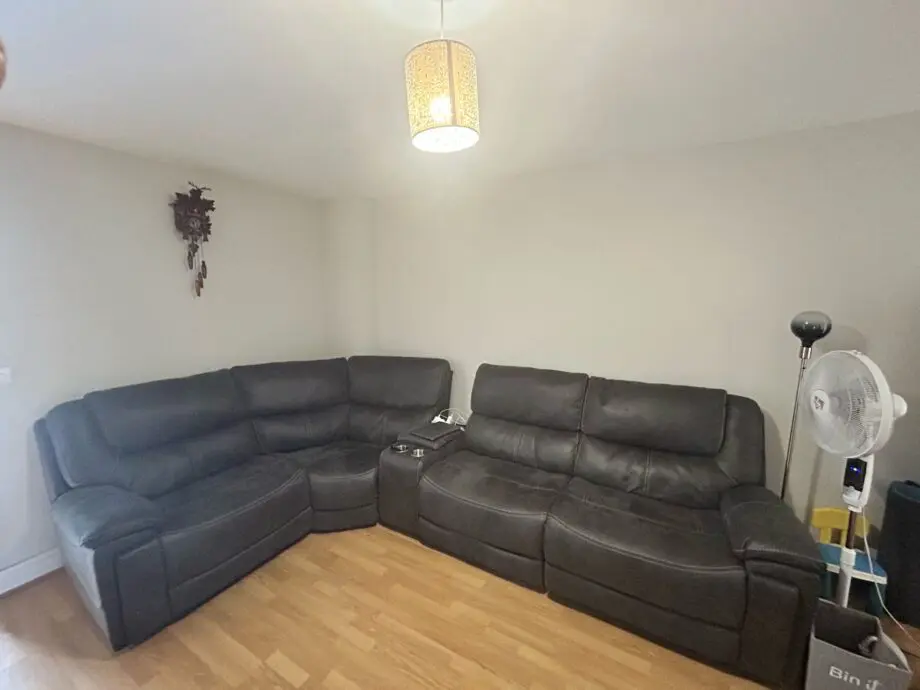 Corner Recliner Sofa with Console