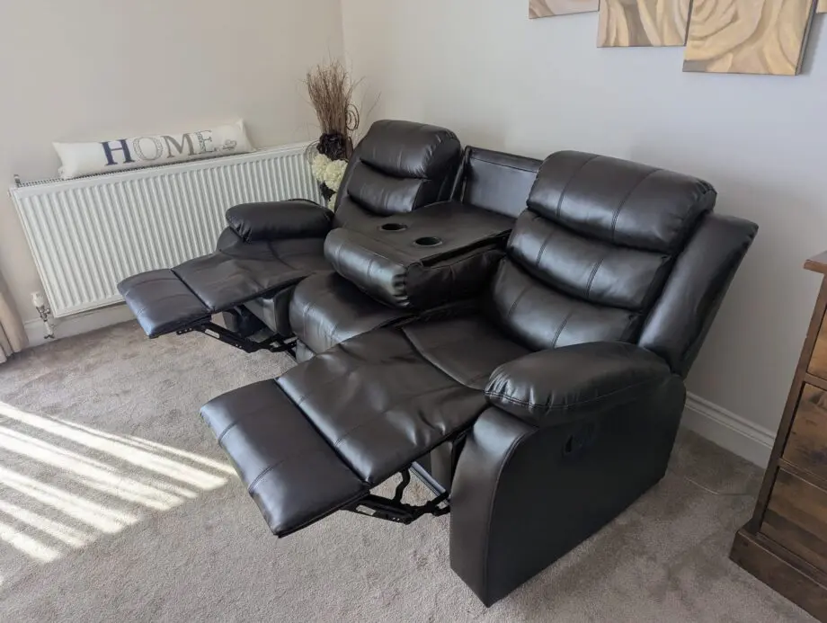 2 & 3 seater leather recliner