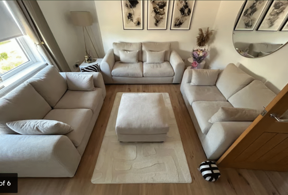 Sofaclub 3+2+2+Footstool Sofa Set || For Sale