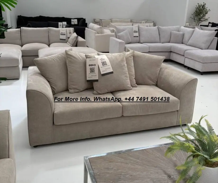 Beige 3+2 Sofa Set For Sale || & More Colors Available Free Delivery
