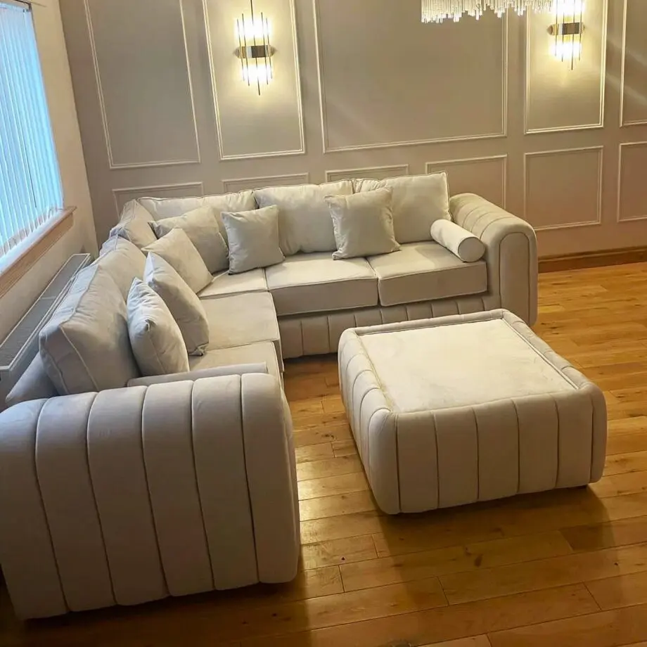 Luxurious - Corner 5 Seater Sofa For Sale || Ultimate Comfort