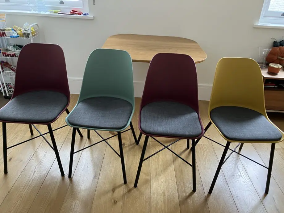 4 John Lewis dining chairs + table