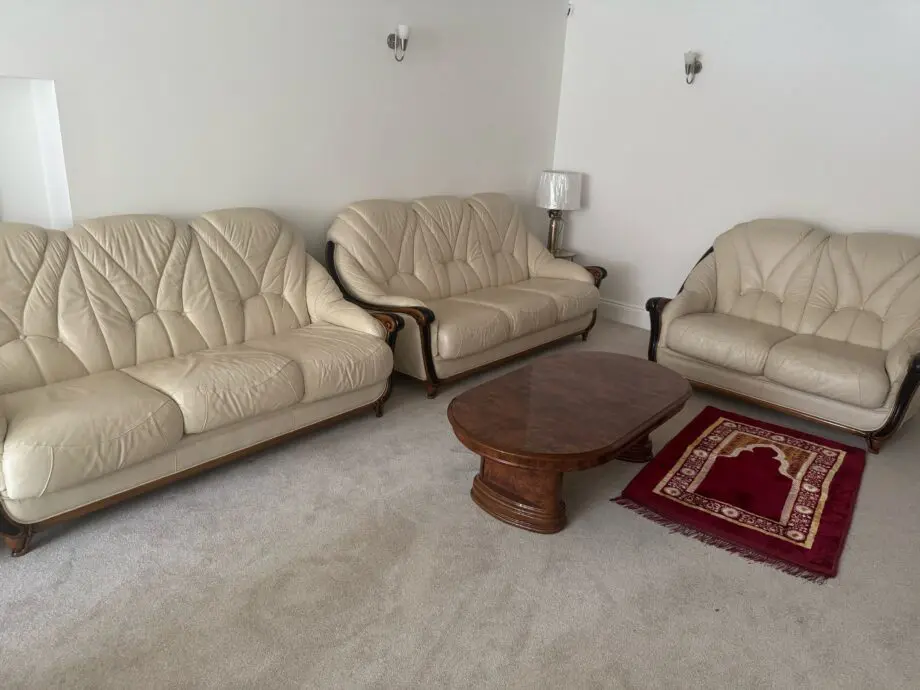 Sofa set includes 3 seaters, 2 seaters and 1 seater