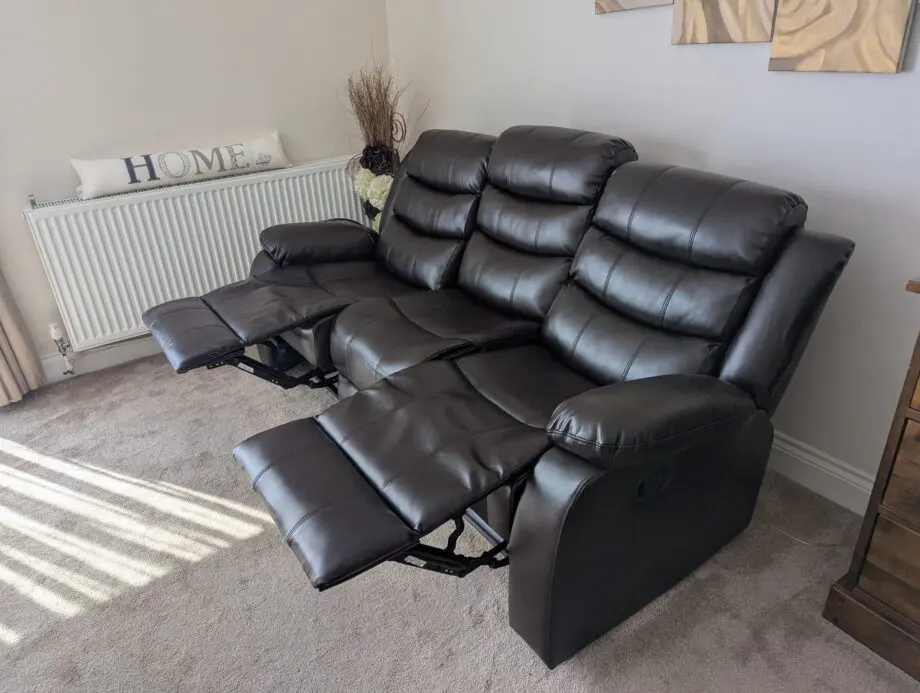 2 & 3 seater leather recliner