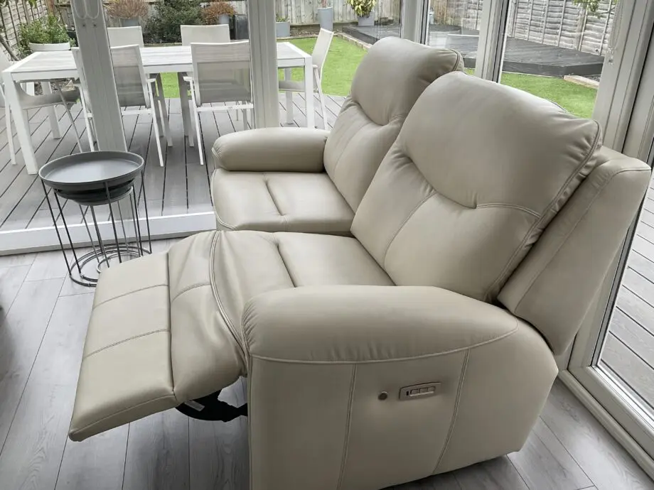 GPlan Cream Leather Brand New