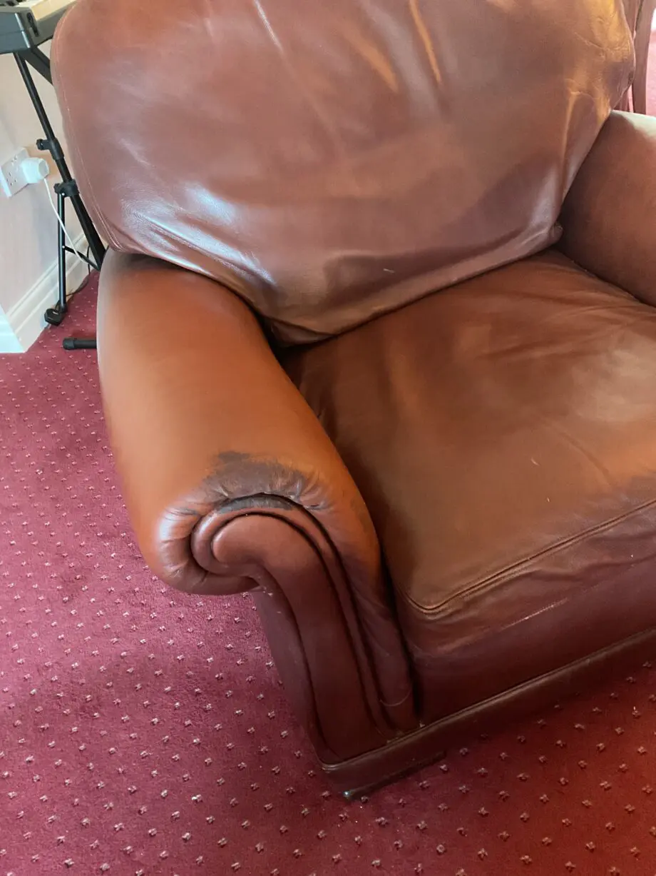 Parker Knoll 3 piece Suite in brown leather