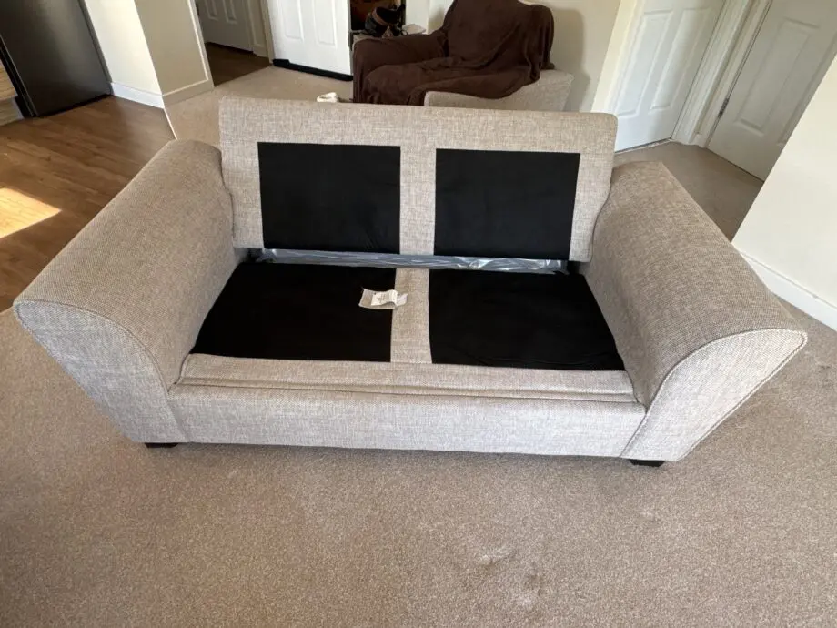 DFS, Winson 2 Seater Deluxe Sofa Bed Sand colour