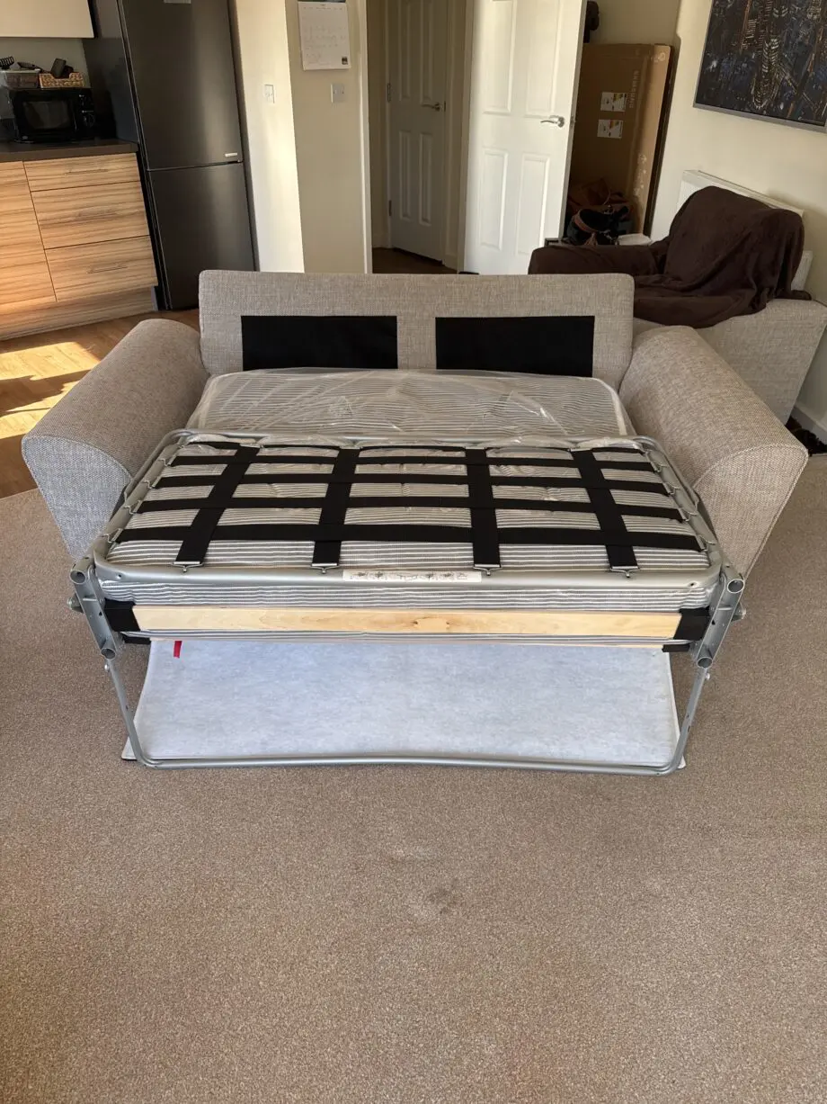 DFS, Winson 2 Seater Deluxe Sofa Bed Sand colour