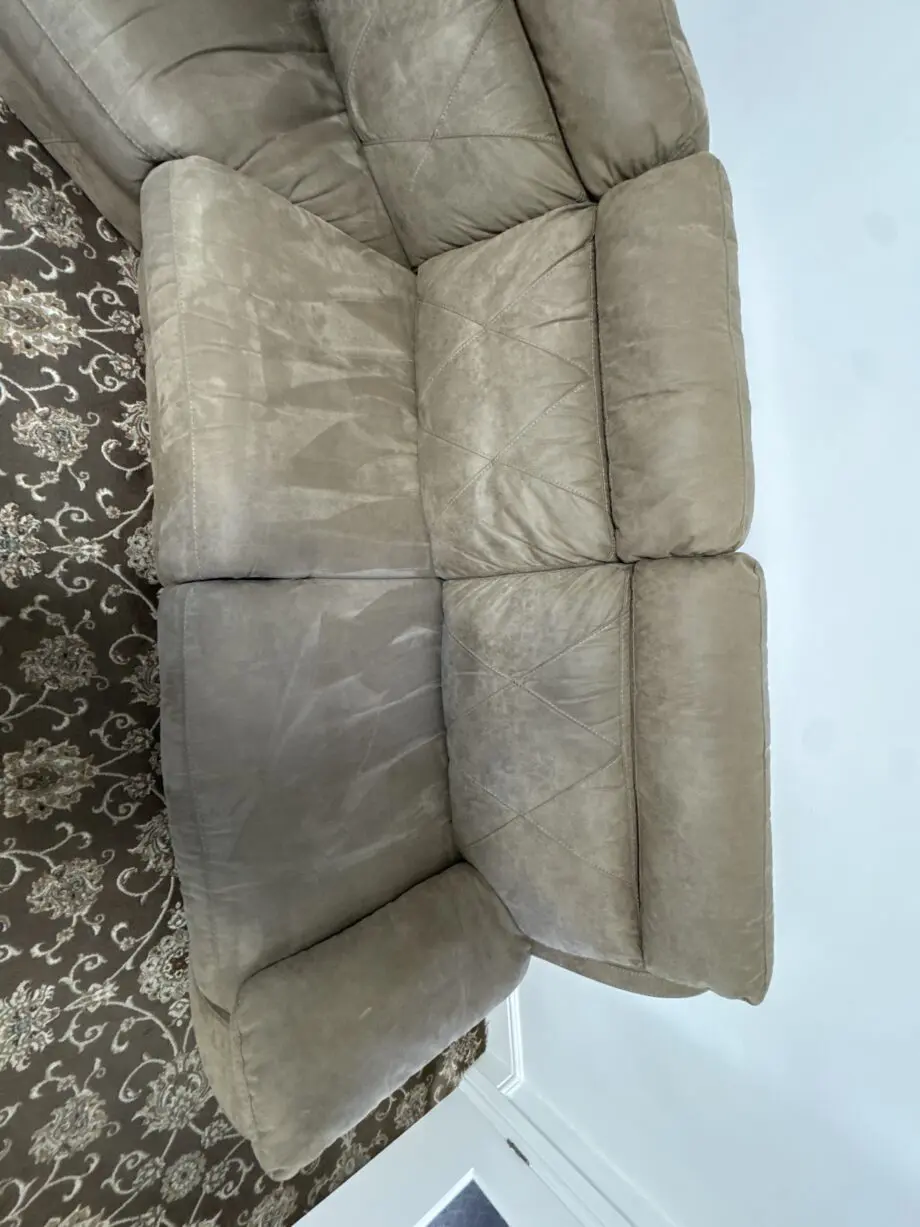 SCS Beige/Brown Corner Sofa