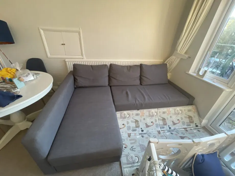 Grey IKEA FRIHETEN Sofa Bed