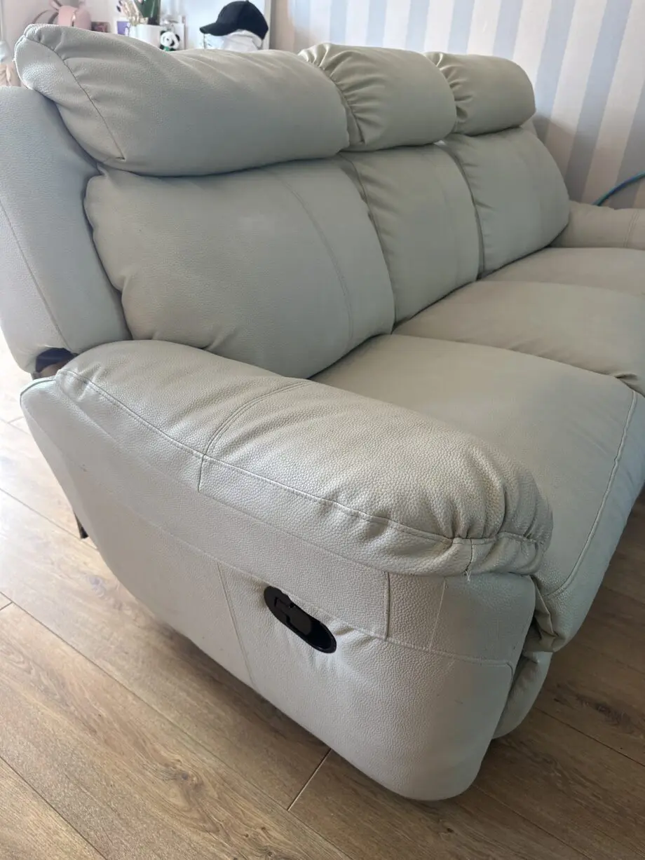 3 seater bonded leather sofa