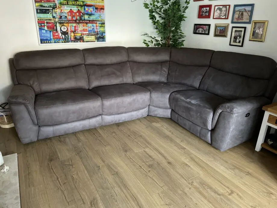 DFS Brown Ronin Corner Sofa