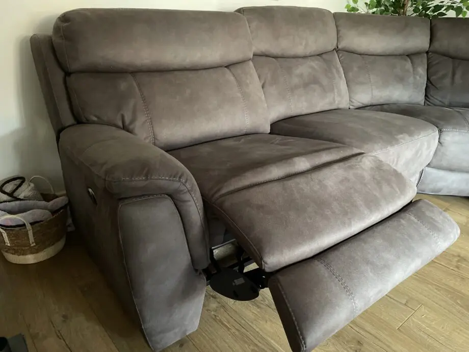 DFS Brown Ronin Corner Sofa