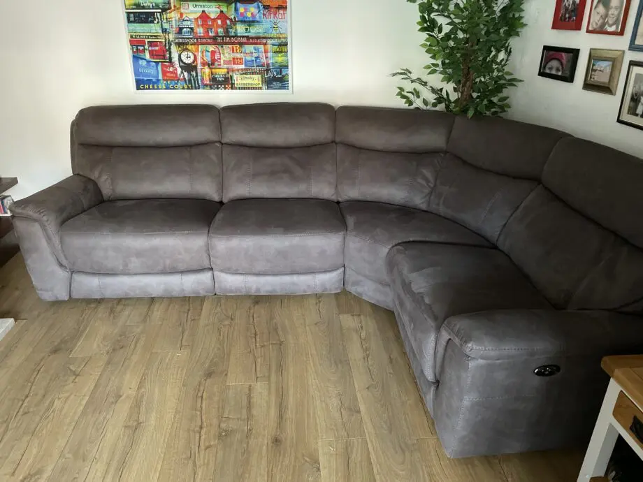 DFS Brown Ronin Corner Sofa