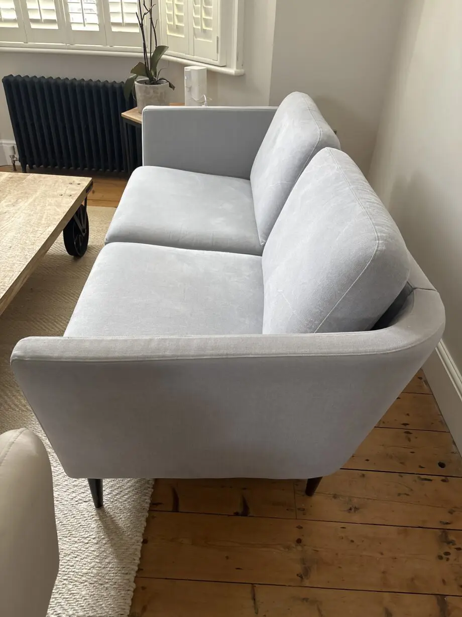 Stylish grey sofa