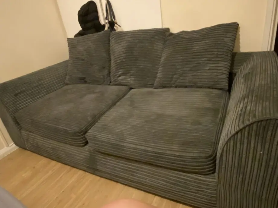 FurnitureInStore Byron grey fabric 3 seater