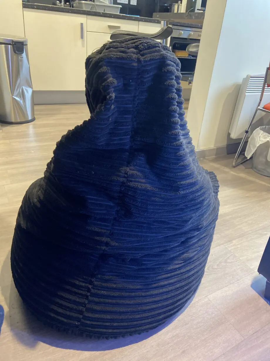 Black bean bag