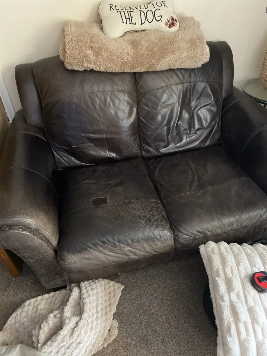 Brown leather