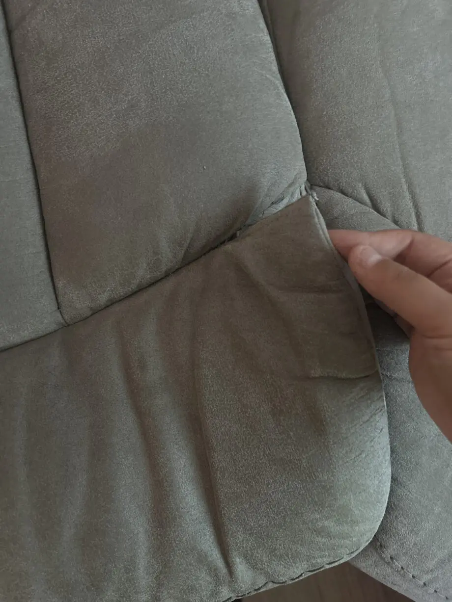 Round corner sofa