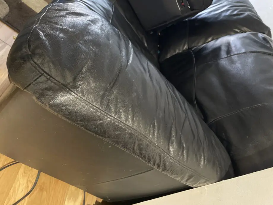 IKEA 3 seater sofa and 2 seater leather sofa