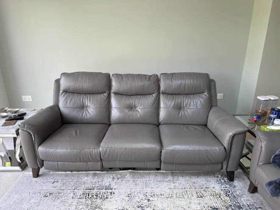 Sofology grey electric recliner sofa set