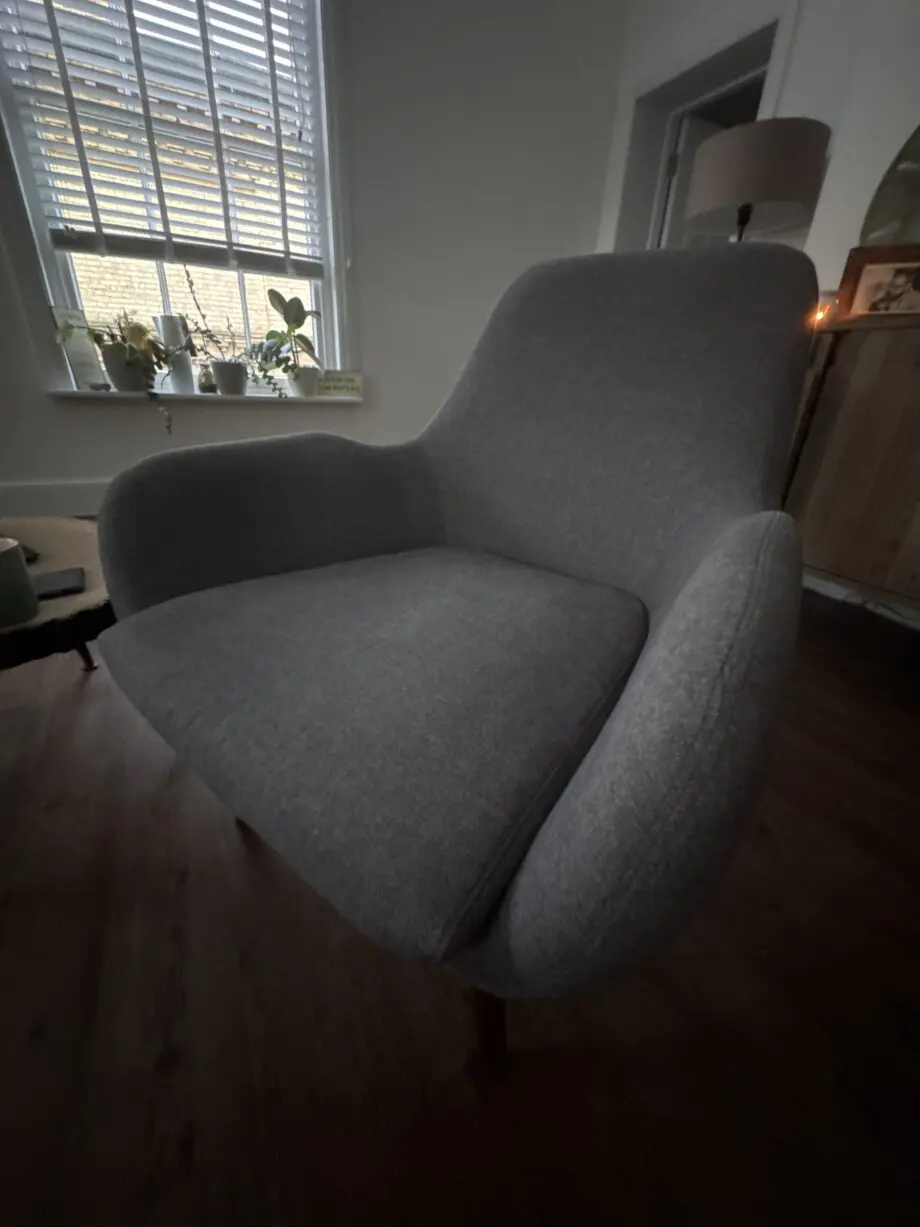 Grey 2 seater sofa + chair