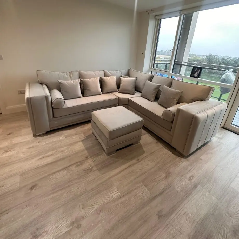 Alaska Corner Sofa + Footstool Available For Sale !! Quick Delivery