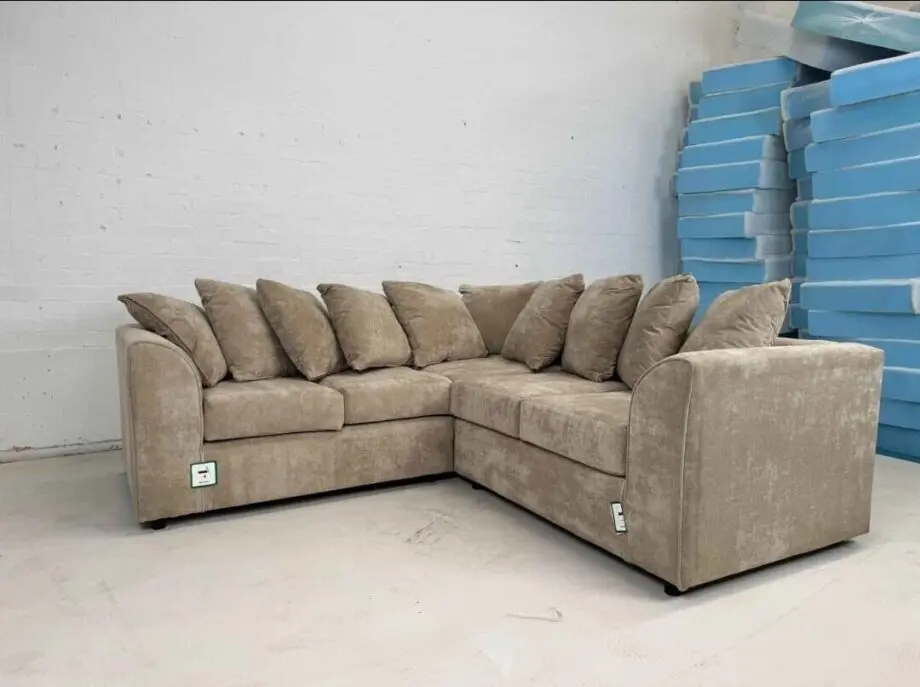 Chelsea Corner 5x Settee Sofa || 2C2 Sofa Beige Colour || FHD