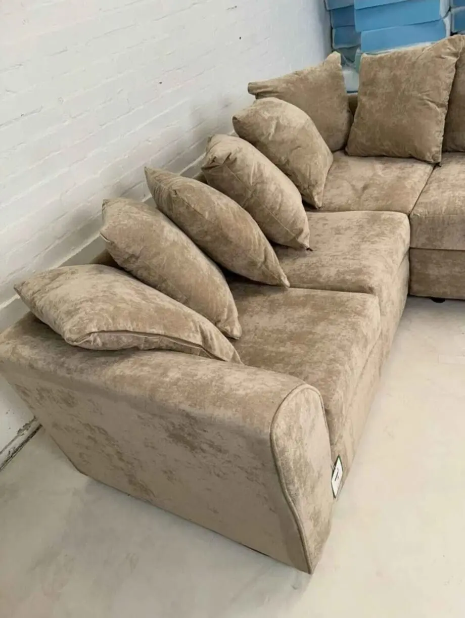 Chelsea Corner 5x Settee Sofa || 2C2 Sofa Beige Colour || FHD