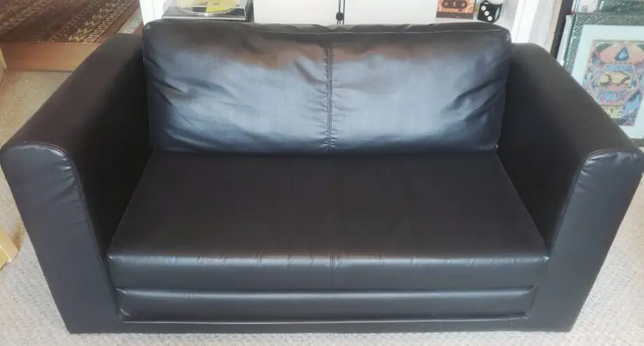 IKEA ASKEBY Faux Leather Sofa Bed