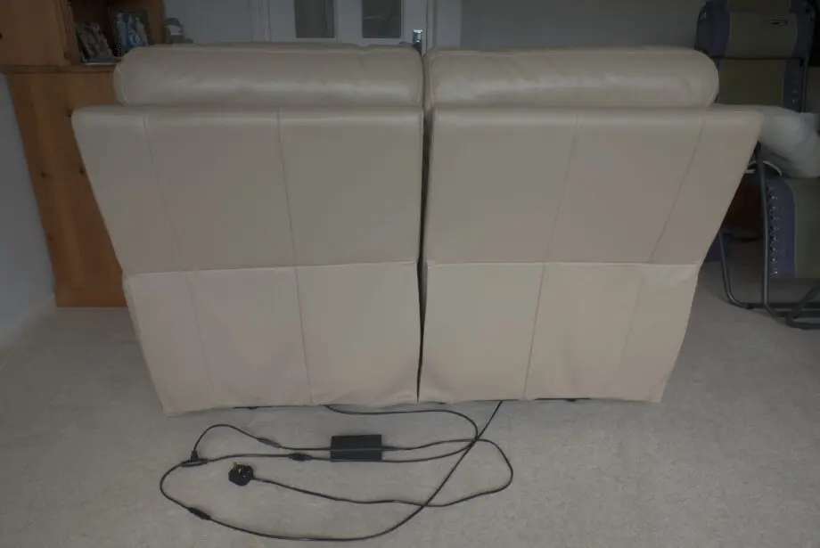 Furniture Village two seater Revive Power Recliner.