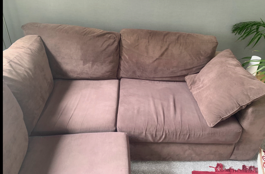 Heart of House Eton Fabric Right Corner Sofa - Chocolate Corner Sofa Living room Furniture