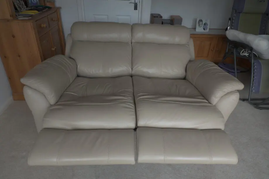 Furniture Village two seater Revive Power Recliner.