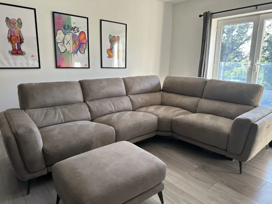 DFS San Mateo electric recliner corner sofa