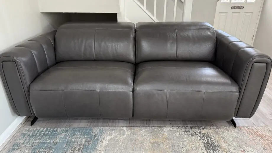 Sofology VITA 3-Seater Sofa – Dual Power Recliners & Headrests – Charcoal