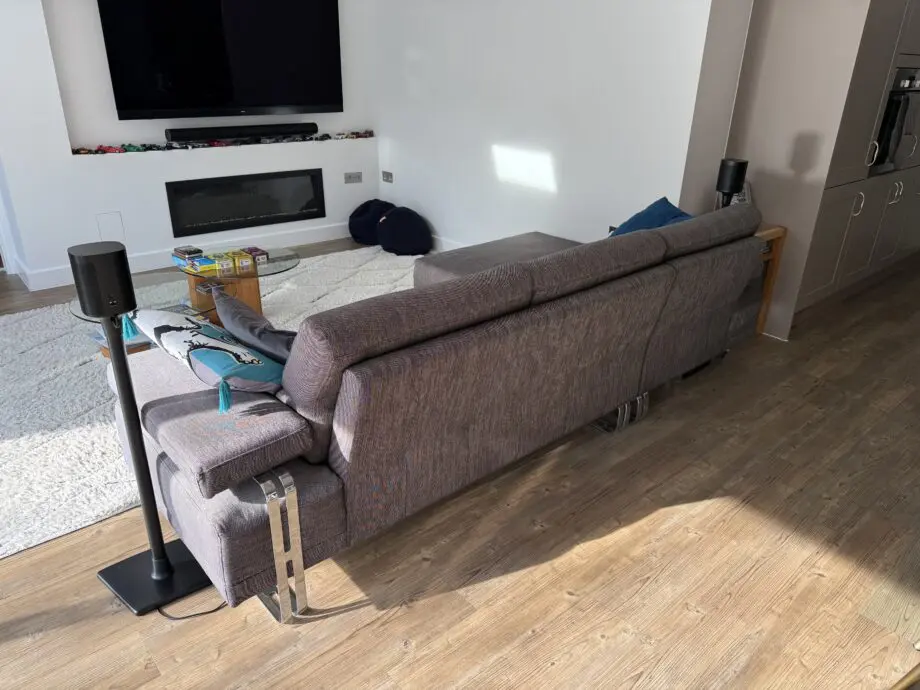 Hand-made Italian corner sofa (£4000 when bought new)
