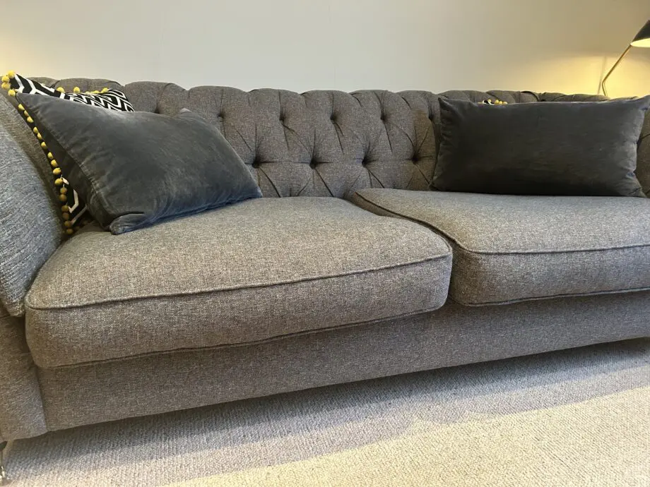 NEXT GOSFORD 3 seater sofas and footstool in excellent condition with extra cushions and covers!