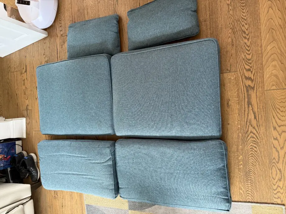 Sofa Workshop Teal 2.5 Seater with Footstool