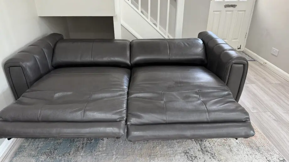 Sofology VITA 3-Seater Sofa – Dual Power Recliners & Headrests – Charcoal