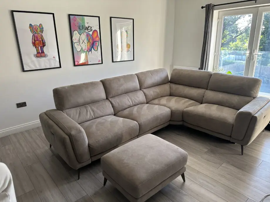 DFS San Mateo electric recliner corner sofa