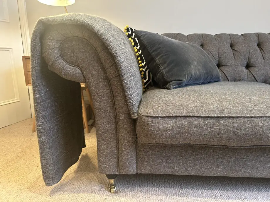 NEXT GOSFORD 3 seater sofas and footstool in excellent condition with extra cushions and covers!