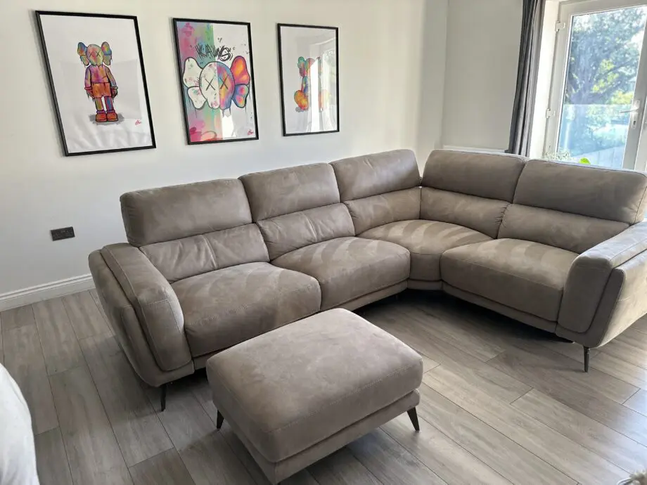 DFS San Mateo electric recliner corner sofa