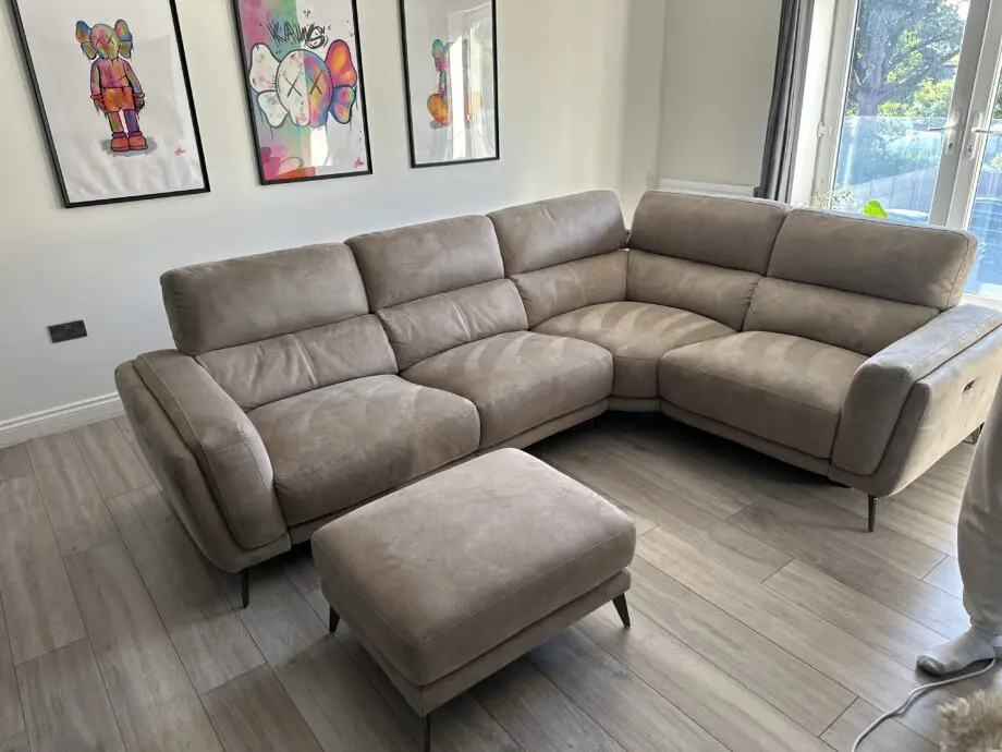 DFS San Mateo electric recliner corner sofa