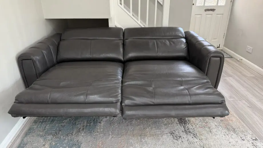 Sofology VITA 3-Seater Sofa – Dual Power Recliners & Headrests – Charcoal