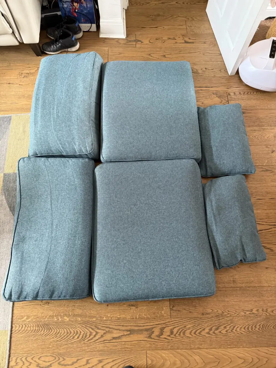 Sofa Workshop Teal 2.5 Seater with Footstool